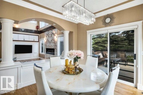 74-53302 261 Range Road, Rural Parkland County, AB - Indoor Photo Showing Dining Room