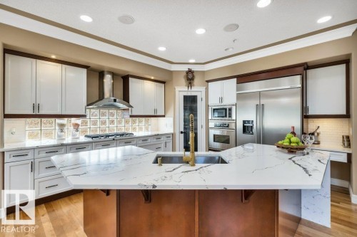 74-53302 261 Range Road, Rural Parkland County, AB - Indoor Photo Showing Kitchen With Upgraded Kitchen