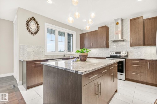 5803 32 Street Ne, Rural Leduc County, AB - Indoor Photo Showing Kitchen With Upgraded Kitchen
