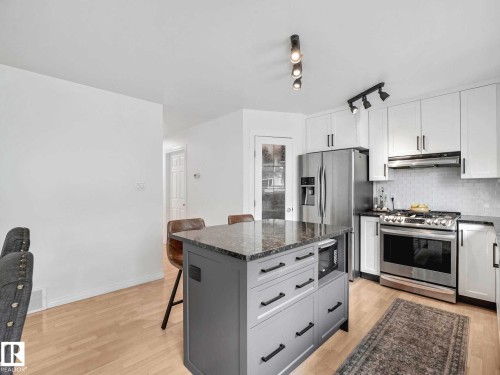 920 Haliburton Road, Edmonton, AB - Indoor Photo Showing Kitchen With Stainless Steel Kitchen With Upgraded Kitchen