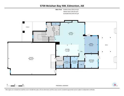 Floor plan - 5709 Mcluhan Bay, Edmonton, AB 