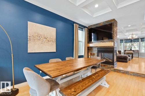 Eating Area With Room For A Large Family Table. - 10216 89 Street, Edmonton, AB - Indoor Photo Showing Dining Room