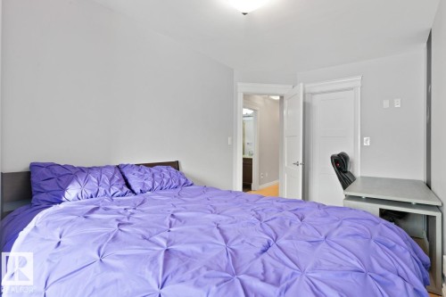 Third Bedroom Upstairs. - 10216 89 Street, Edmonton, AB - Indoor Photo Showing Bedroom