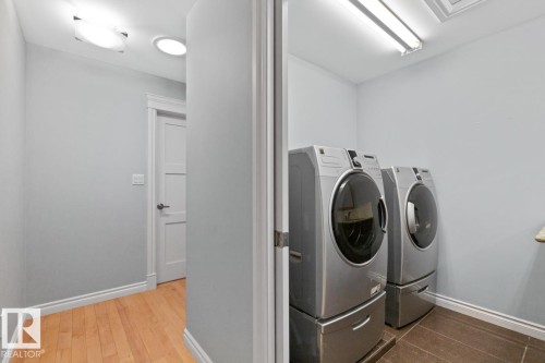 Laundry Room Upstairs. - 10216 89 Street, Edmonton, AB - Indoor Photo Showing Laundry Room