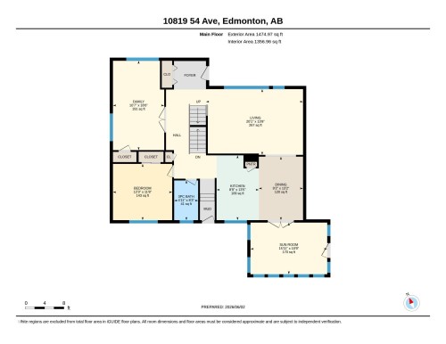 Floor plan - 10819 54 Avenue, Edmonton, AB 