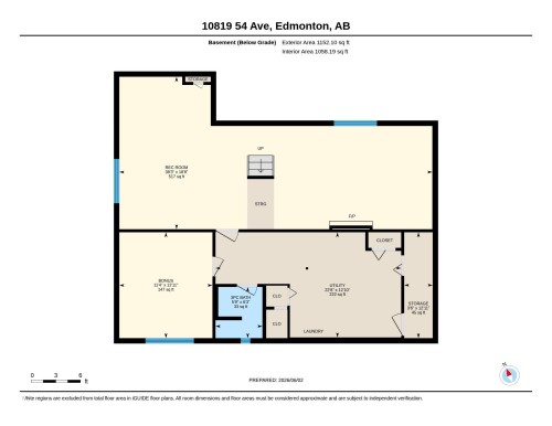 Floor plan - 10819 54 Avenue, Edmonton, AB 