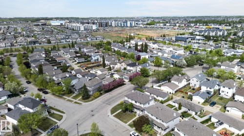 Residential area featuring established homes with diverse architectural styles, mature landscaping, and an organized street grid - 21244 90 Avenue, Edmonton, AB 