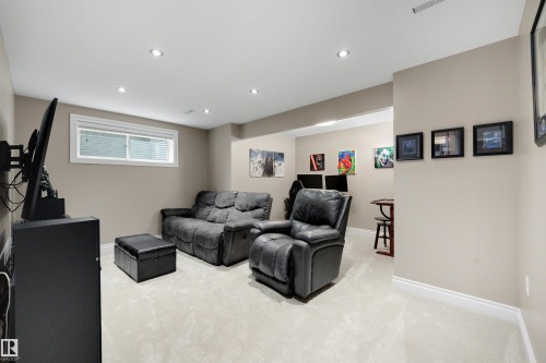 Basement Rec Room - 1507 Wates Place Sw, Edmonton, AB 