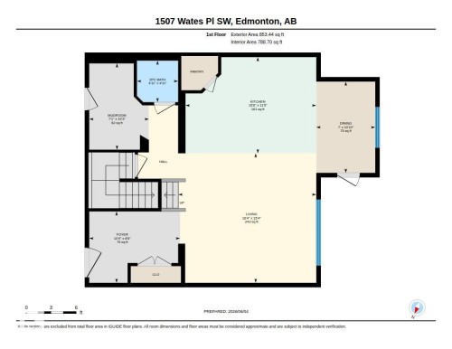 Floor plan - 1507 Wates Place Sw, Edmonton, AB 