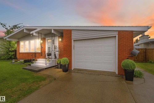 Brick exterior with white siding accents - 11431 144 Avenue, Edmonton, AB 