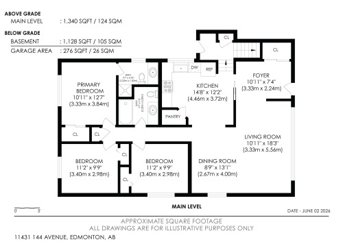 Floor plan - 11431 144 Avenue, Edmonton, AB 