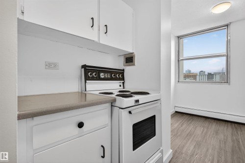 1007 9930 113 Street, Edmonton, AB - Indoor Photo Showing Kitchen