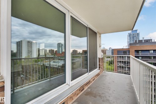 1007 9930 113 Street, Edmonton, AB - Outdoor With Balcony With Exterior