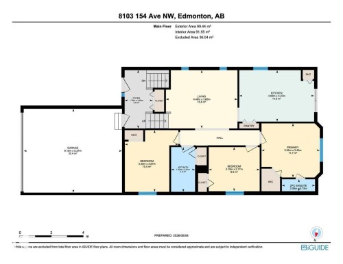 Floor plan - 8103 154 Avenue, Edmonton, AB 