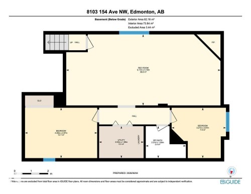 Floor plan - 8103 154 Avenue, Edmonton, AB 