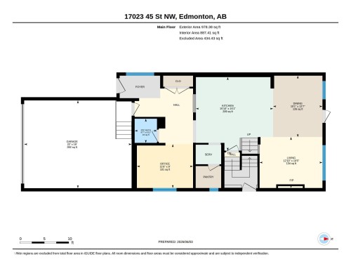 Floor plan - 17023 45 Street, Edmonton, AB 