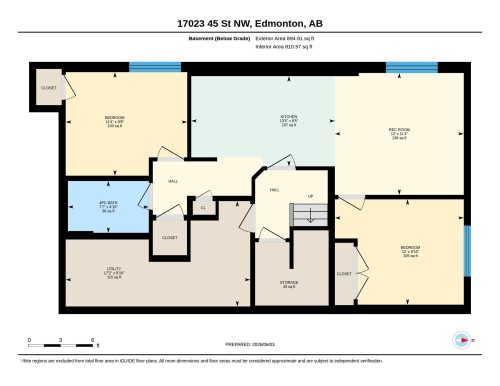 Floor plan - 17023 45 Street, Edmonton, AB 