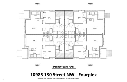 Basement Floor Plan - 10985 130 Street, Edmonton, AB 