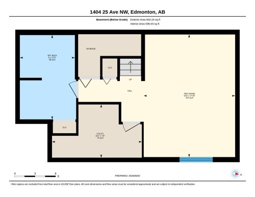 Floor plan - 1404 25 Avenue, Edmonton, AB 