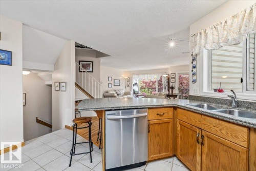 9808 108A, Fort Saskatchewan, AB - Indoor Photo Showing Kitchen With Double Sink