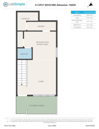 Floor plan - 4 11917 103 Street, Edmonton, AB 