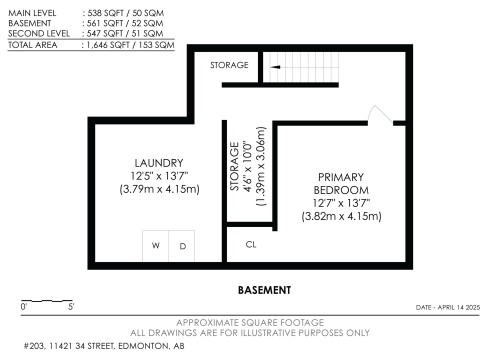 Floor plan - 203 11421 34 Street Nw, Edmonton, AB 