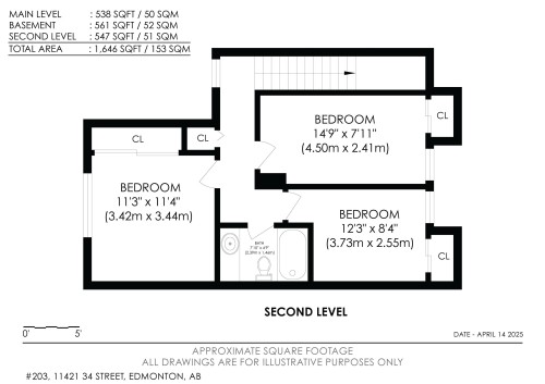 Floor plan - 203 11421 34 Street Nw, Edmonton, AB 