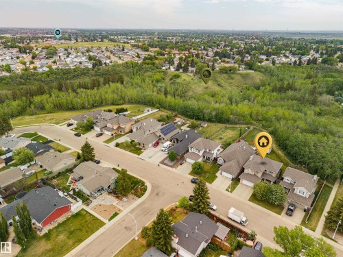 Front of house backing onto ravine. - 57 Homestead Crescent, Edmonton, AB 