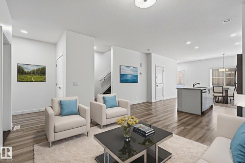 4853 Alwood Point(E), Edmonton, AB - Indoor Photo Showing Living Room