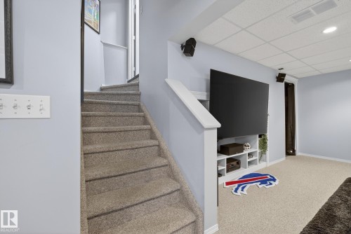 BASEMENT ACCESS FROM THE STAIRCASE - 67 Summerfield Point(E), Sherwood Park, AB 