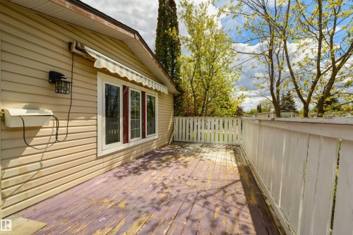 6 Hillcrest Drive, Edmonton, AB - Outdoor With Deck Patio Veranda With Exterior