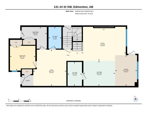 Floor plan - 131 24 Street, Edmonton, AB 