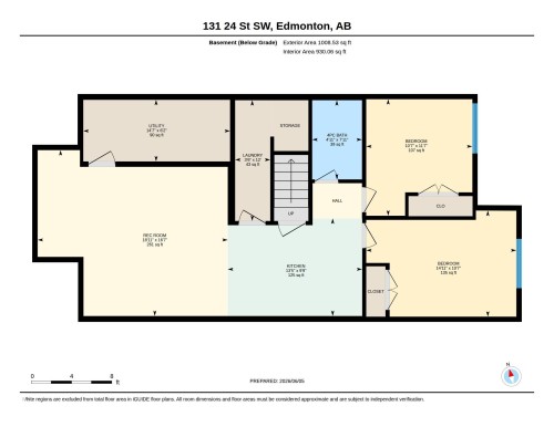 Floor plan - 131 24 Street, Edmonton, AB 