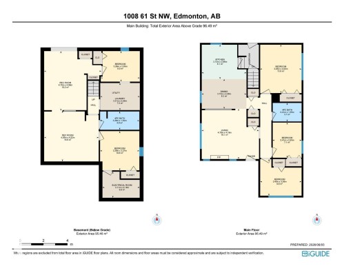 Floor plan - 1008 61 Street, Edmonton, AB 