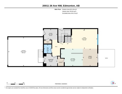 Floor plan - 20011 26, Edmonton, AB 