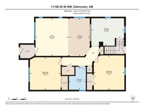 Floor plan - 11158 65 Street, Edmonton, AB 