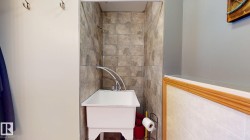 Shower can be easily hooked up and have the set tub taken out - 