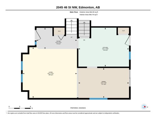 Floor plan - 2045 46St, Edmonton, AB 