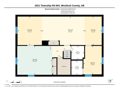 Floor plan - 2021 Twp Rd 604, Rural Westlock County, AB 