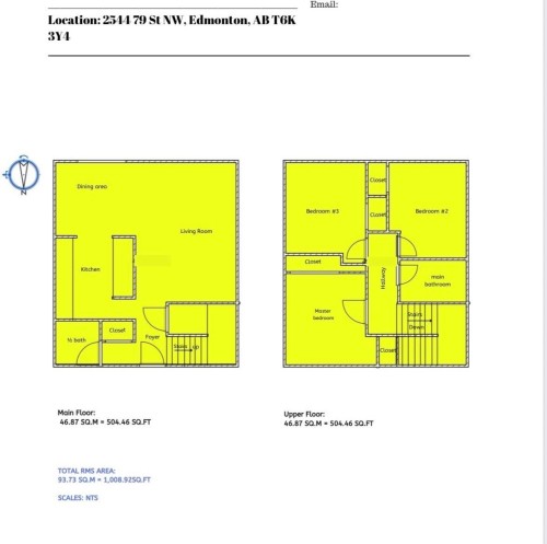 Floor plan - 2544 79 Street, Edmonton, AB - Other