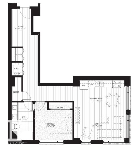 Floor plan - 401 10238 103 Street, Edmonton, AB - Other