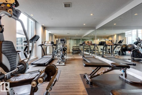 401 10238 103 Street, Edmonton, AB - Indoor Photo Showing Gym Room
