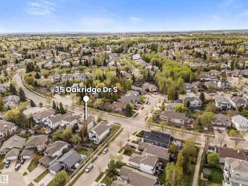 Aerial view - 35 Oakridge Dr, St. Albert, AB - Outdoor With View