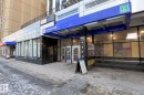 Commercial storefront featuring a prominent Central Station entrance - 411 10024 Jasper Avenue, Edmonton, AB 