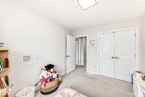 Neutral paint tones with light gray carpeting - 589 Boulder Wynd, Leduc, AB - Indoor