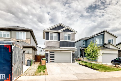 Front house - 589 Boulder Wynd, Leduc, AB - Outdoor With Facade