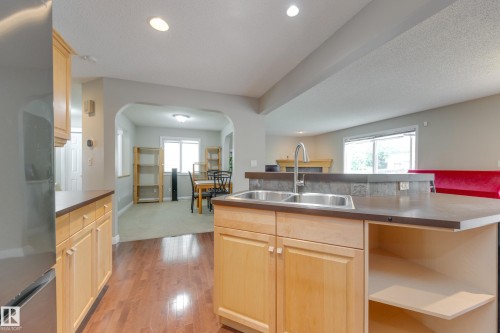 2426 Hagen Way, Edmonton, AB - Indoor Photo Showing Kitchen With Double Sink