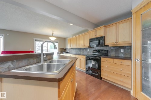 2426 Hagen Way, Edmonton, AB - Indoor Photo Showing Kitchen With Double Sink