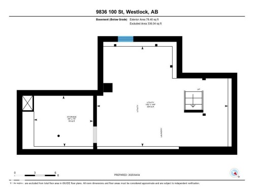 Floor plan - 9836 100 Street, Westlock, AB 