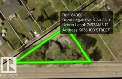 Property Parcel Map. Displaying legal descriptions and address for the property - 